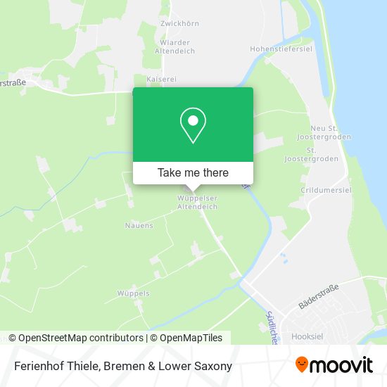 Ferienhof Thiele map