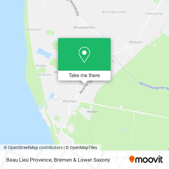 Beau Lieu Provence map