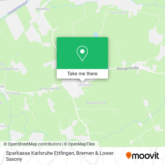 Sparkasse Karlsruhe Ettlingen map
