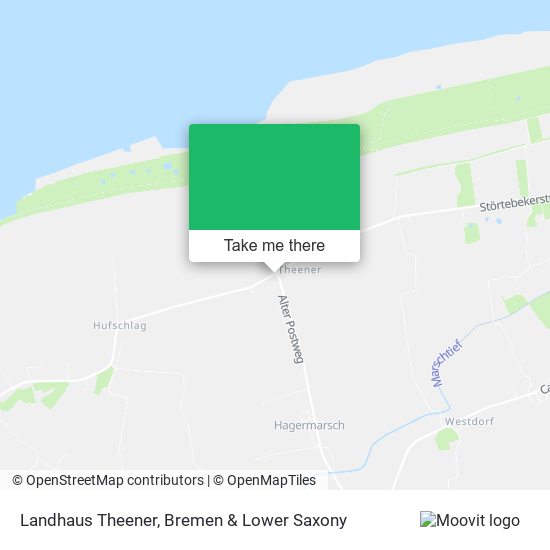 Landhaus Theener map