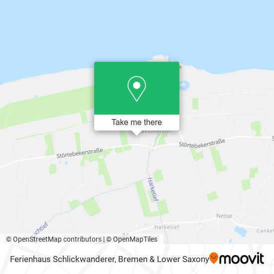 Ferienhaus Schlickwanderer map