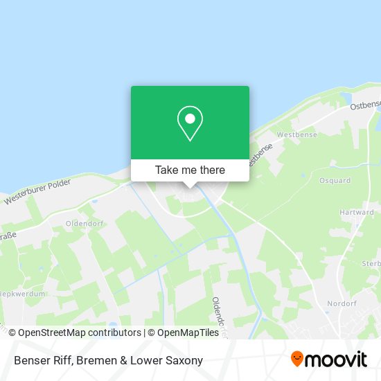 Benser Riff map