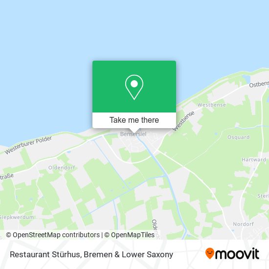 Restaurant Stürhus map