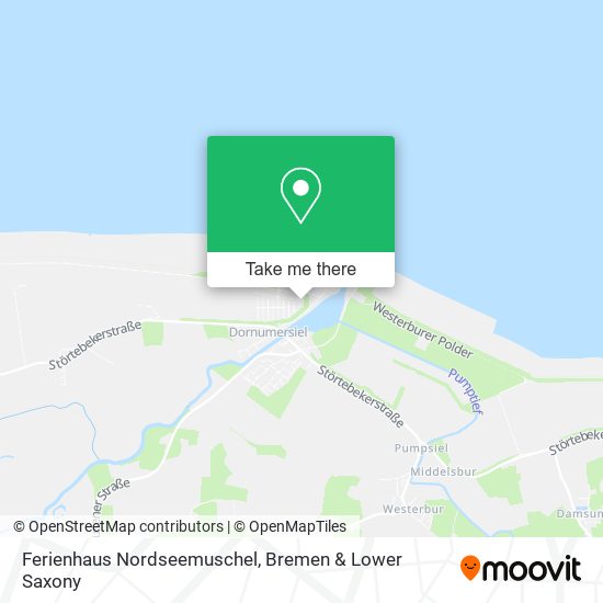 Ferienhaus Nordseemuschel map