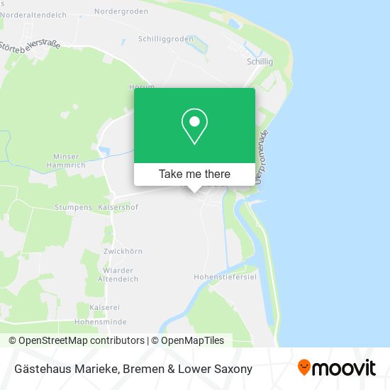 Gästehaus Marieke map