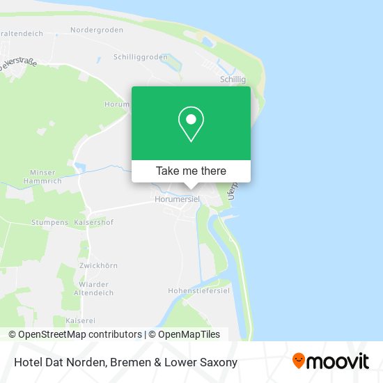 Hotel Dat Norden map