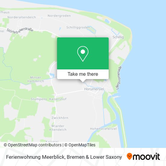 Ferienwohnung Meerblick map