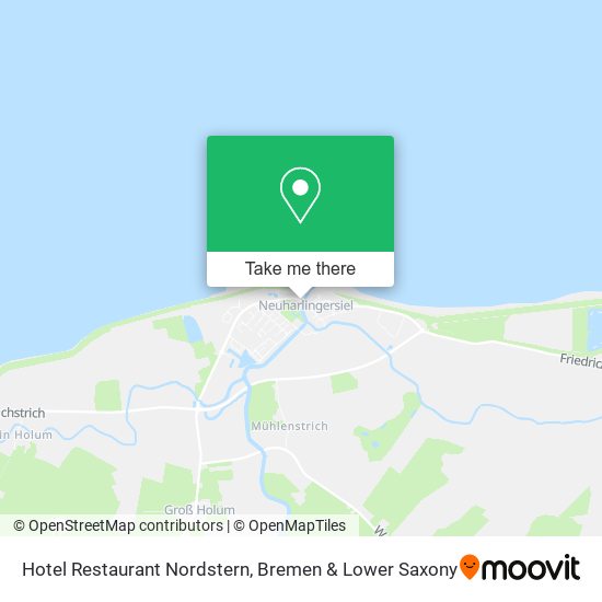 Hotel Restaurant Nordstern map