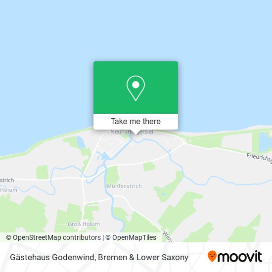 Gästehaus Godenwind map