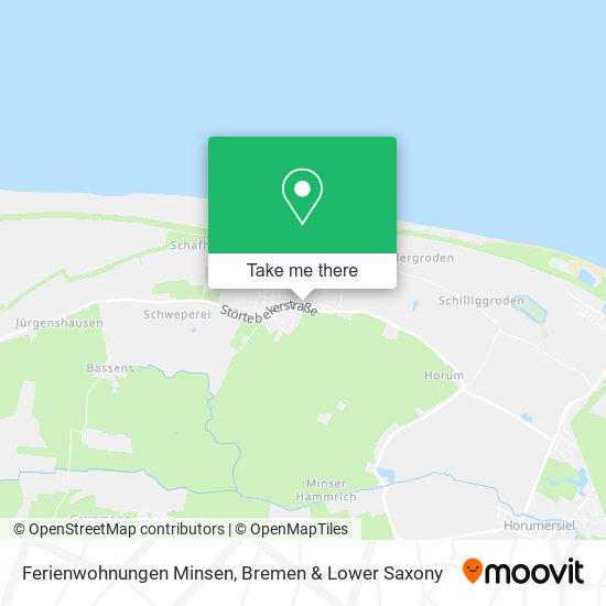 Ferienwohnungen Minsen map