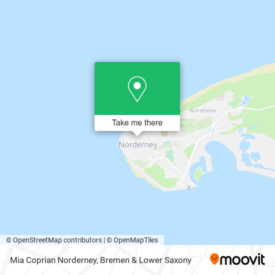 Mia Coprian Norderney map