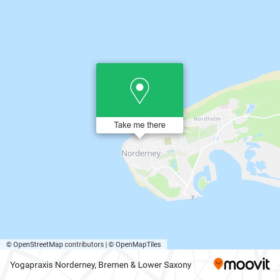 Yogapraxis Norderney map