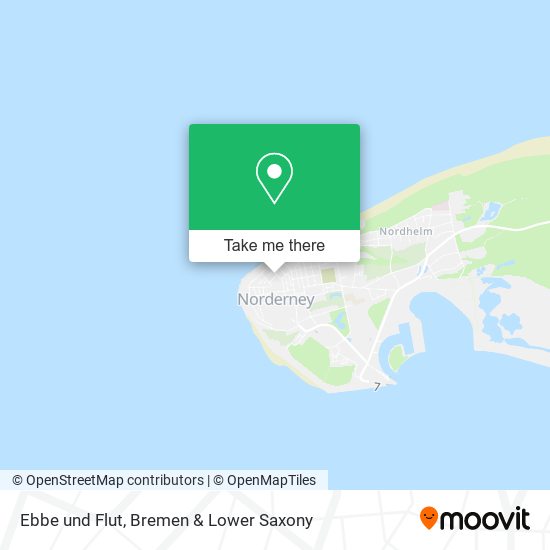 Ebbe und Flut map