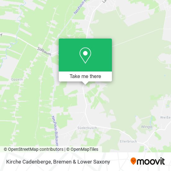 Kirche Cadenberge map