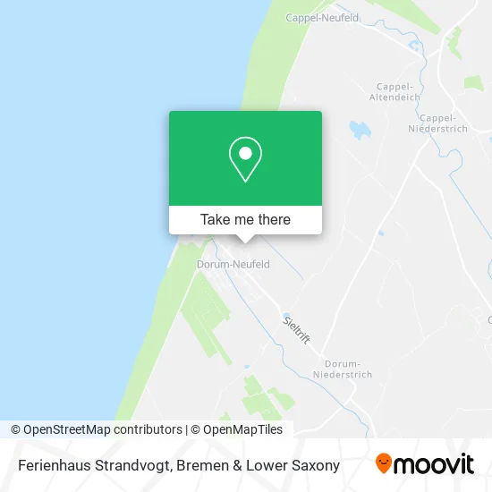 Ferienhaus Strandvogt map
