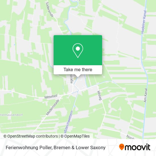 Ferienwohnung Poller map