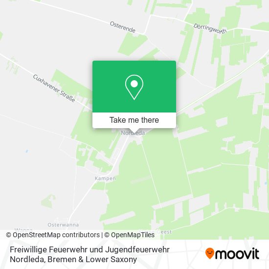 Freiwillige Feuerwehr und Jugendfeuerwehr Nordleda map