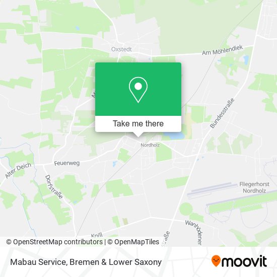 Mabau Service map