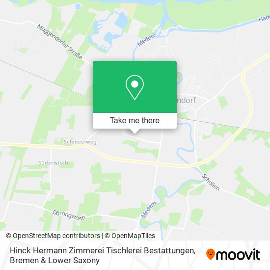 Hinck Hermann Zimmerei Tischlerei Bestattungen map