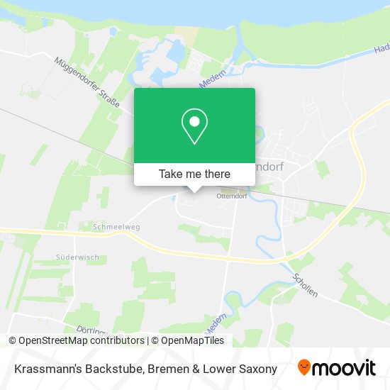 Krassmann's Backstube map