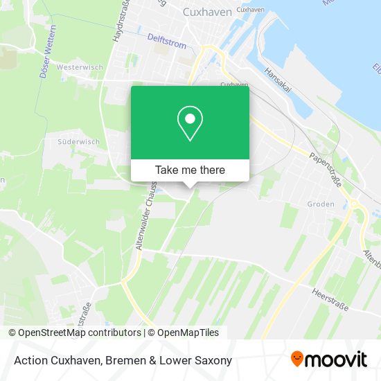 Action Cuxhaven map
