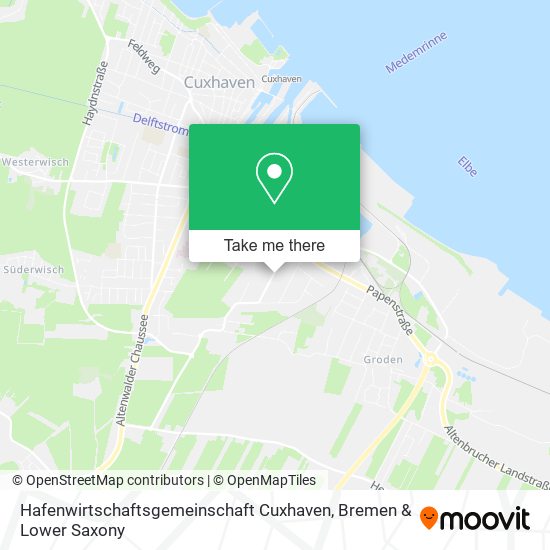 Hafenwirtschaftsgemeinschaft Cuxhaven map