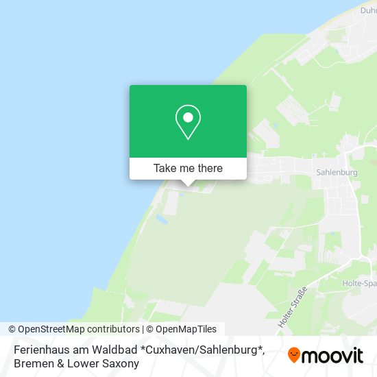 Ferienhaus am Waldbad *Cuxhaven / Sahlenburg* map