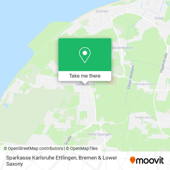 Sparkasse Karlsruhe Ettlingen map