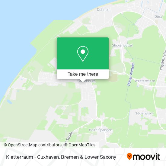 Kletterraum - Cuxhaven map