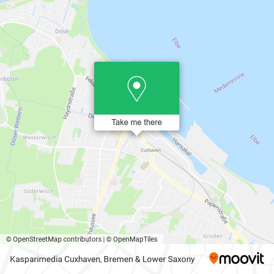 Kasparimedia Cuxhaven map