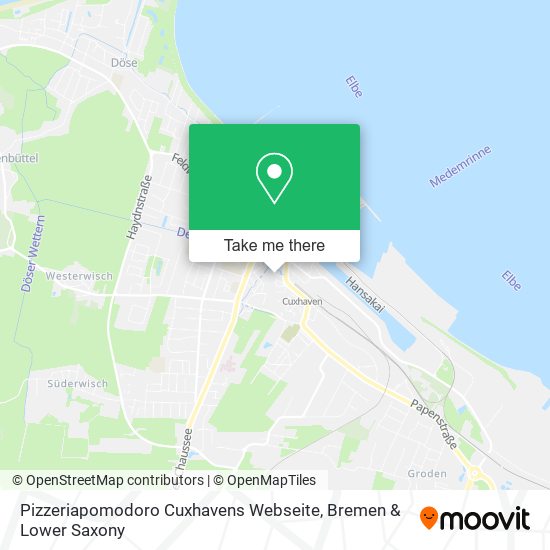 Pizzeriapomodoro Cuxhavens Webseite map