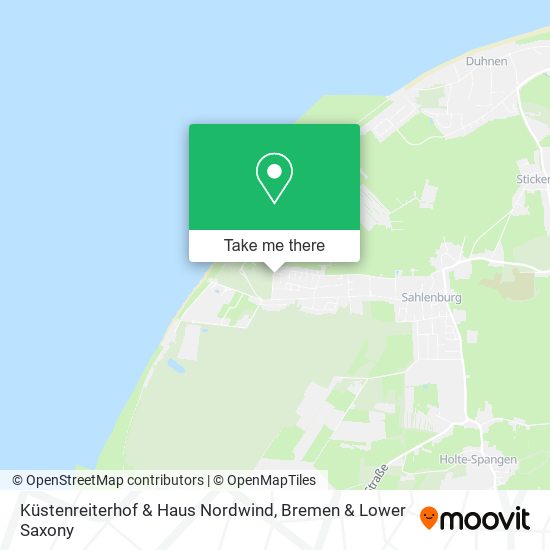 Küstenreiterhof & Haus Nordwind map