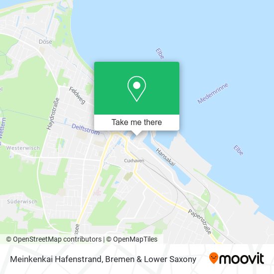 Meinkenkai Hafenstrand map