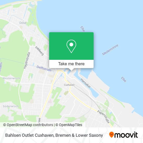 Bahlsen Outlet Cuxhaven map