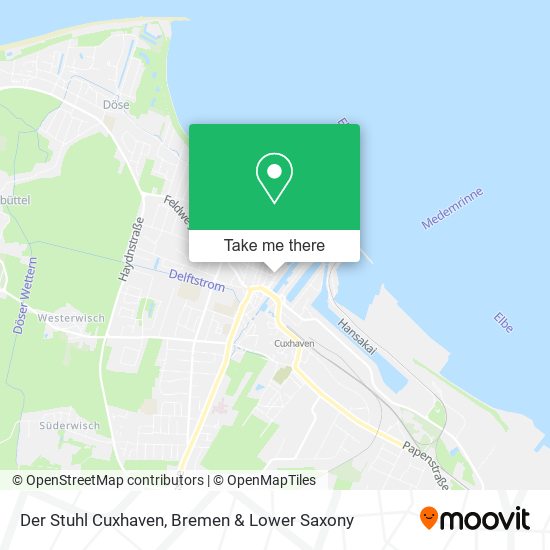 Der Stuhl Cuxhaven map