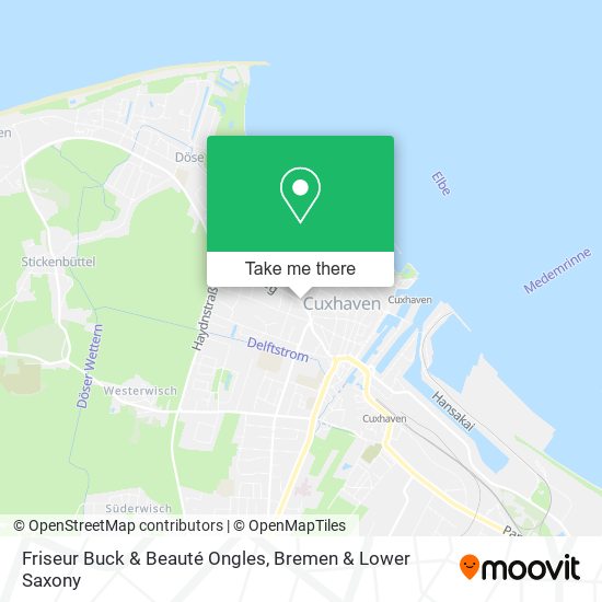 Friseur Buck & Beauté Ongles map