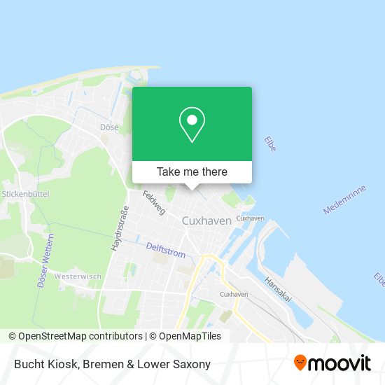 Bucht Kiosk map