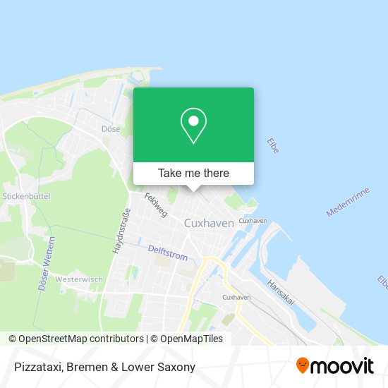 Pizzataxi map