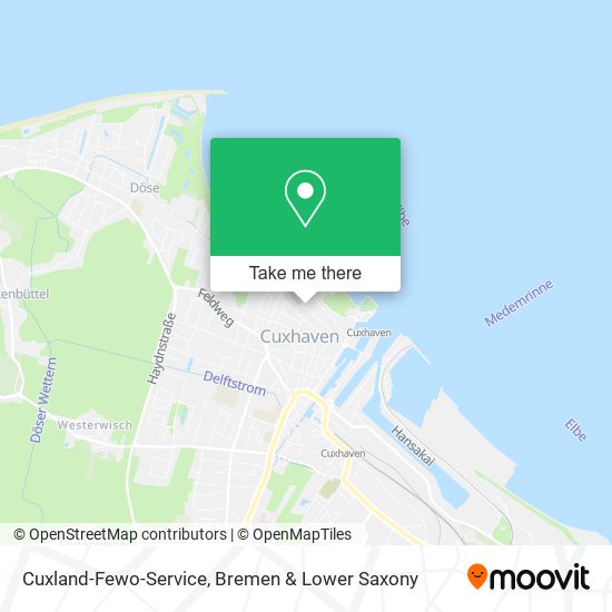 Cuxland-Fewo-Service map