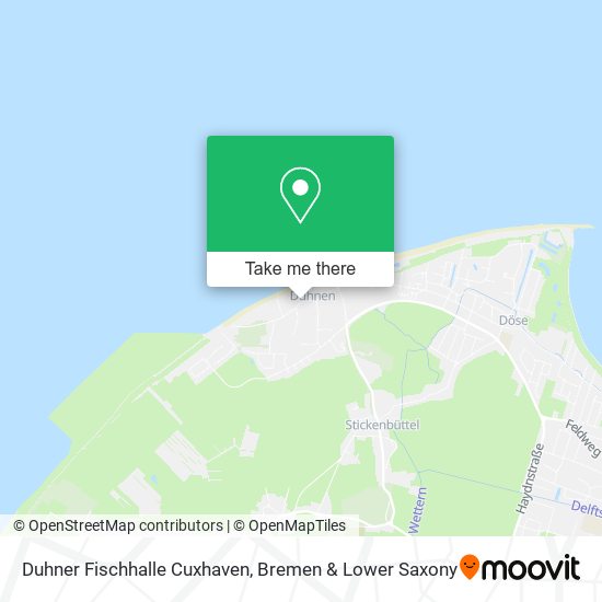 Duhner Fischhalle Cuxhaven map