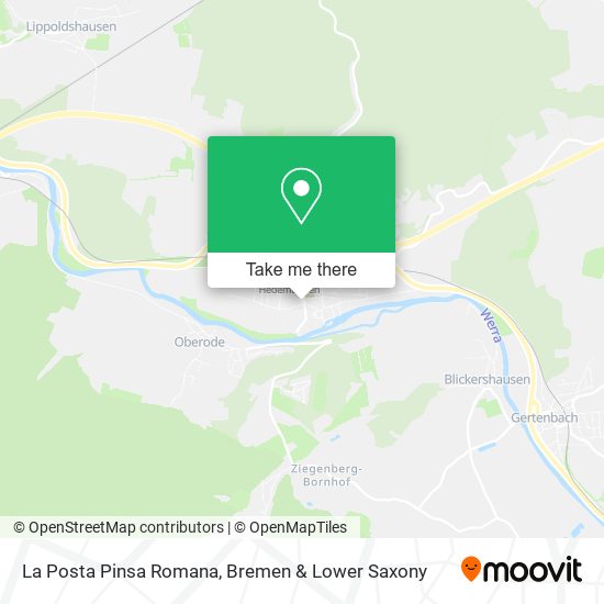 La Posta Pinsa Romana map