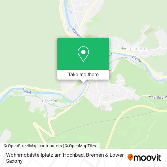 Wohnmobilstellplatz am Hochbad map