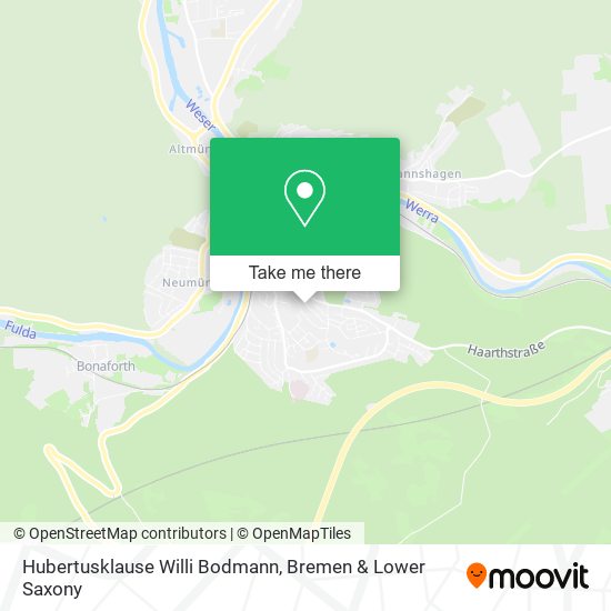 Hubertusklause Willi Bodmann map
