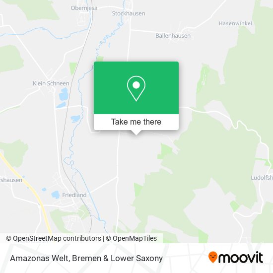 Amazonas Welt map