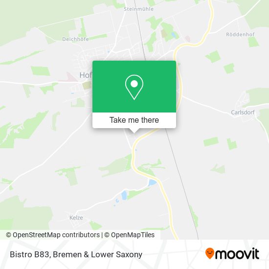 Bistro B83 map