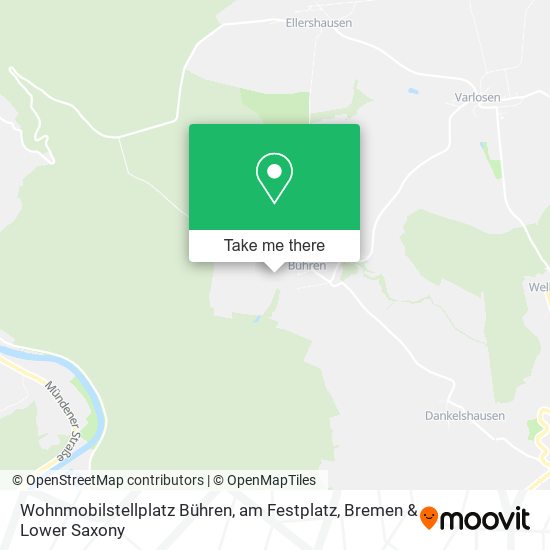 Wohnmobilstellplatz Bühren, am Festplatz map