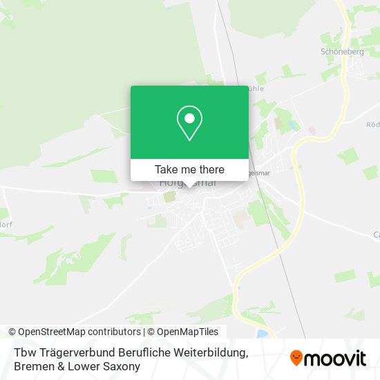 Tbw Trägerverbund Berufliche Weiterbildung map