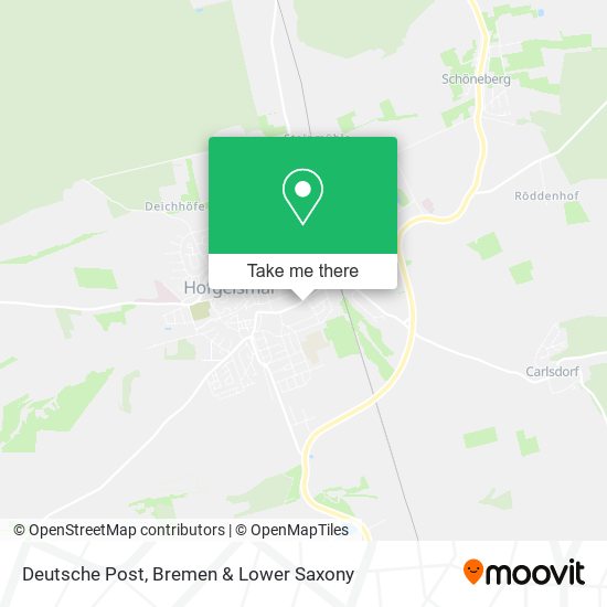 Deutsche Post map