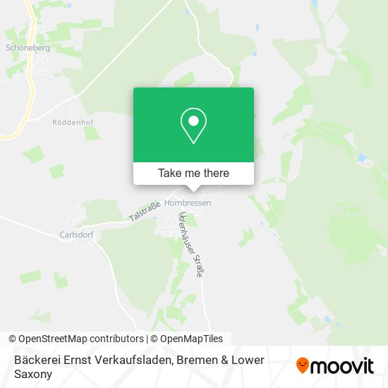 Bäckerei Ernst Verkaufsladen map