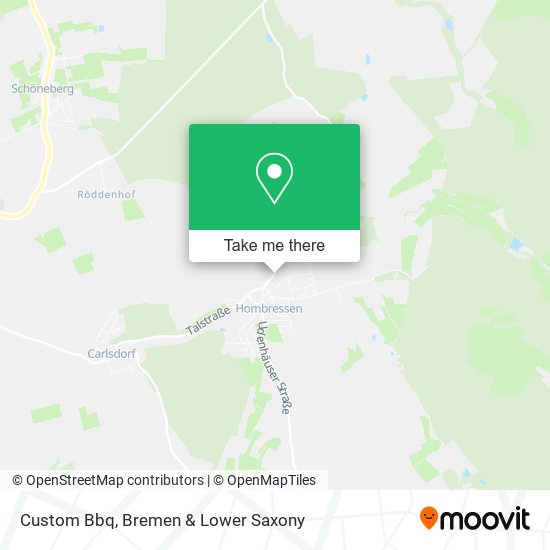 Custom Bbq map